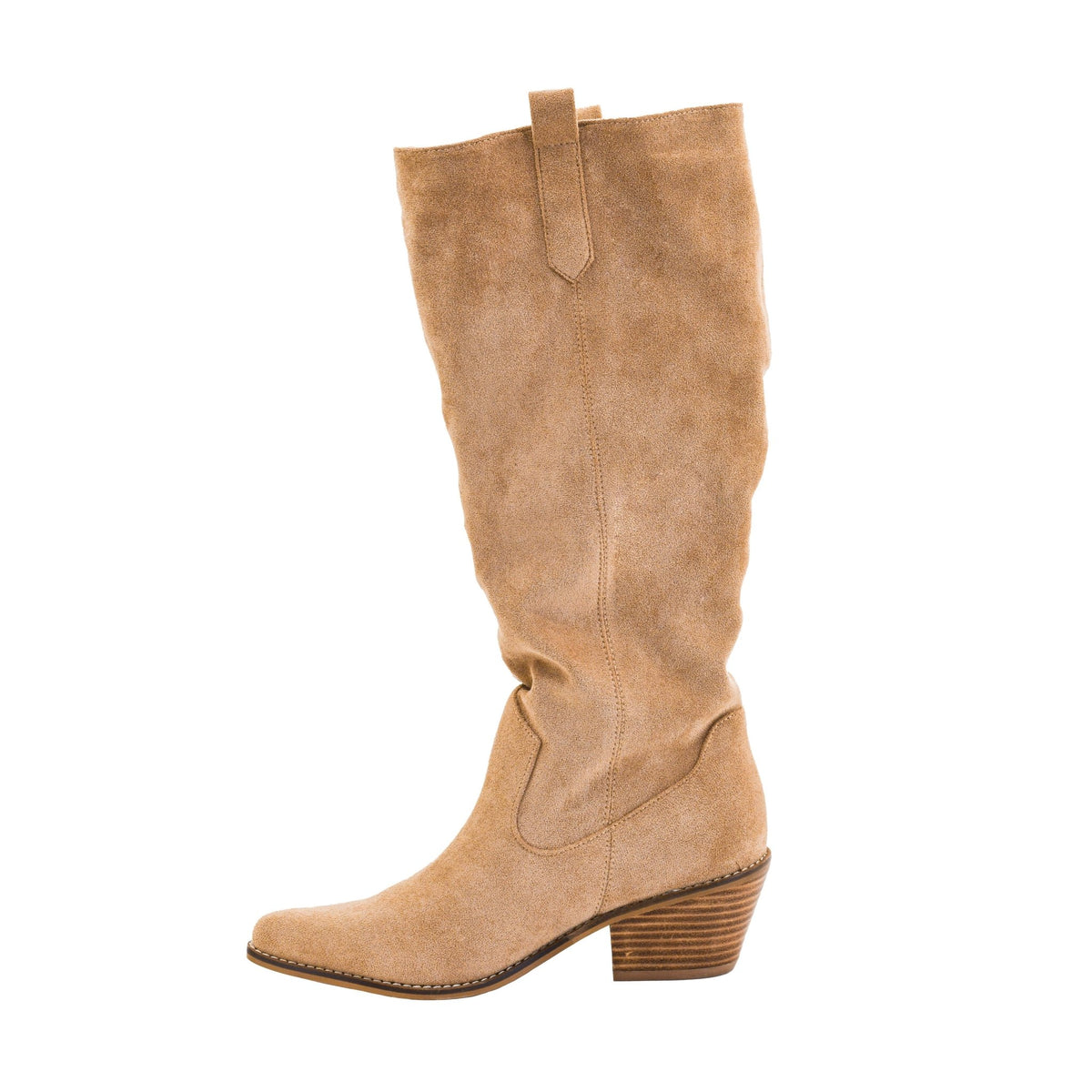 Corky's Footwear City Slicker Sand Faux Suede Boots - Gal-Up Boutique