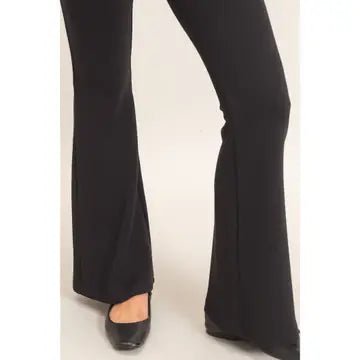 Close up Black Flare Pants