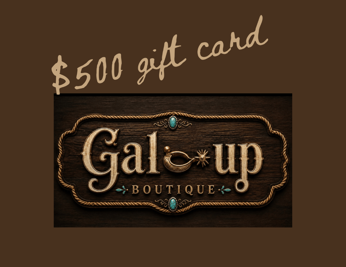$500 Galup Gift Card Brown