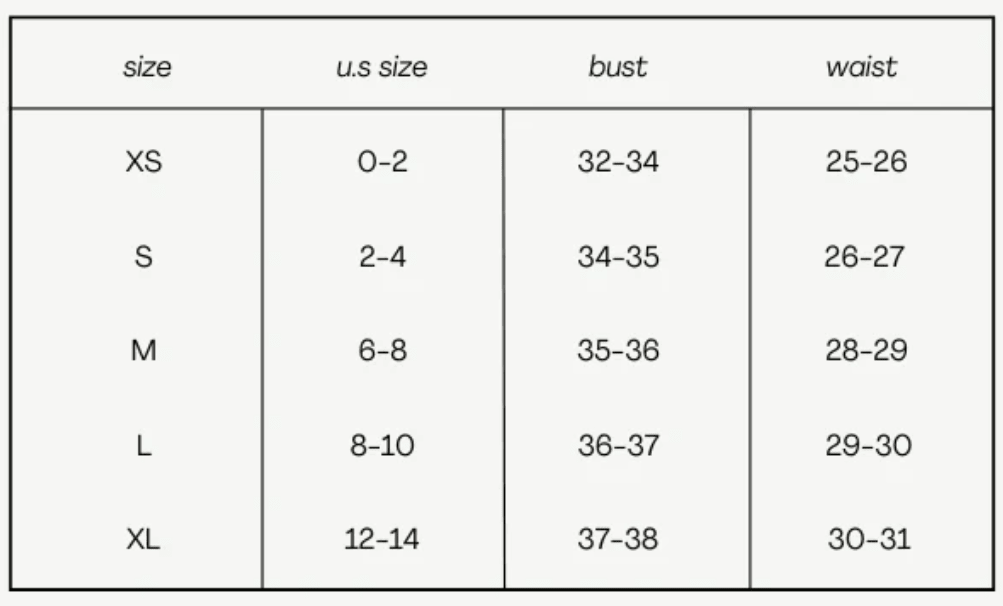 Avery Size Chart