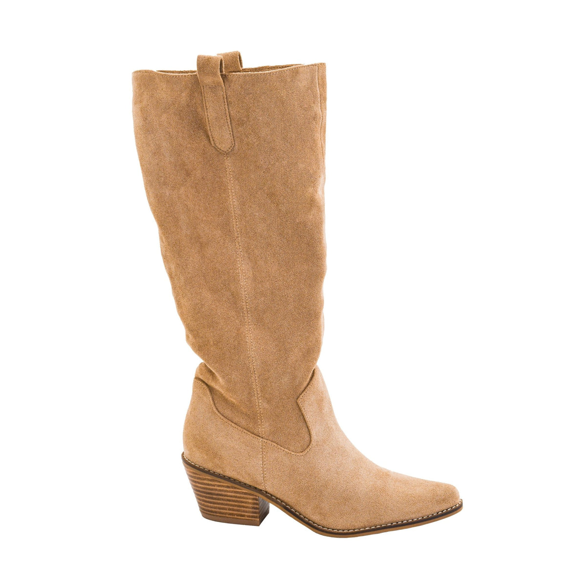 Corky's Footwear City Slicker Sand Faux Suede Boots - Gal-Up Boutique
