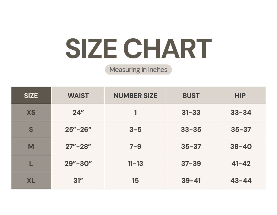 Clothing Size Chart