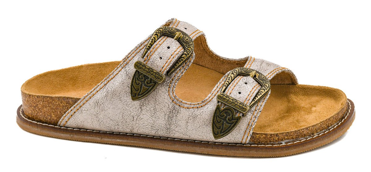 Cream Open Toe Sandals